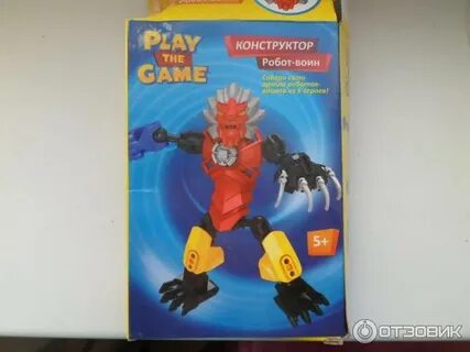 Конструктор воин play the game робот инструкция