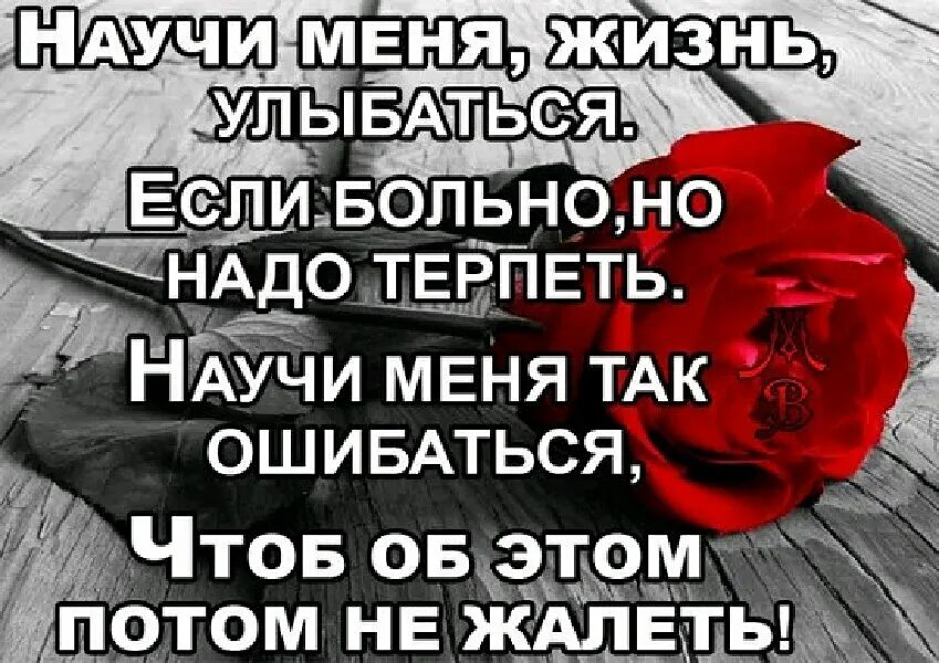 Научи меня жизнь улыбаться если больно но надо терпеть научи. Надо жить цитаты. Жизнь научила цитаты. Жизнь научила просто жить. Человек должен страдать