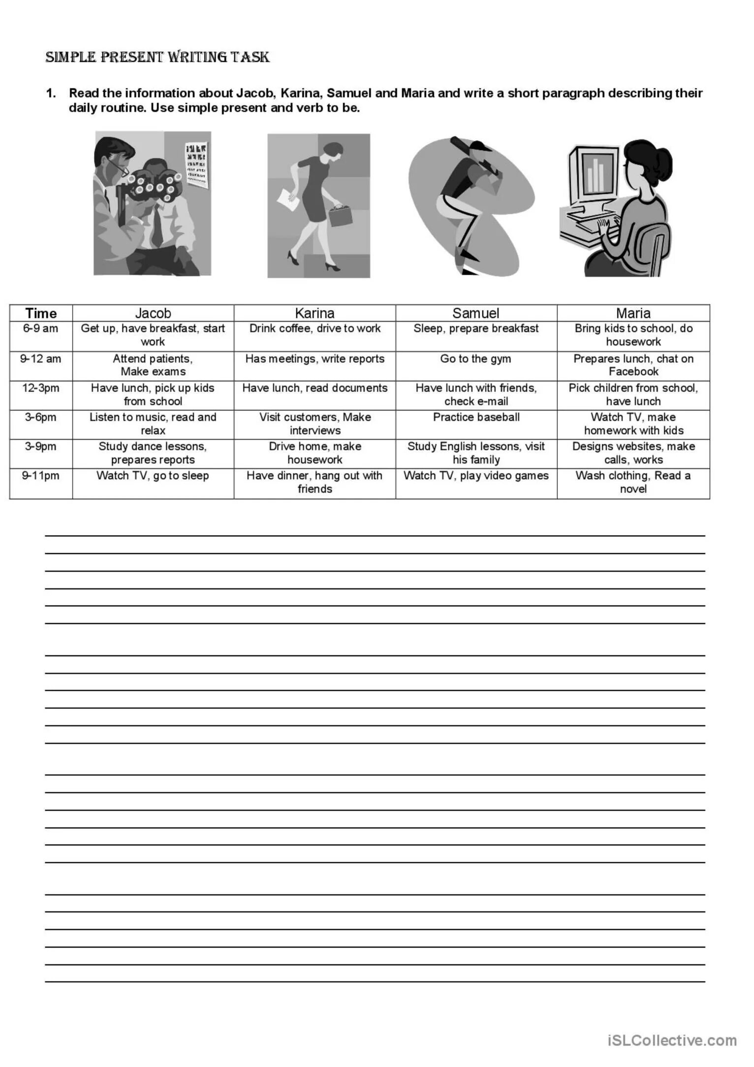 Texts for reading with tasks. Reading tasks for Elementary. Writing for Elementary Level. Writing exercises for Elementary. Do the task in writing