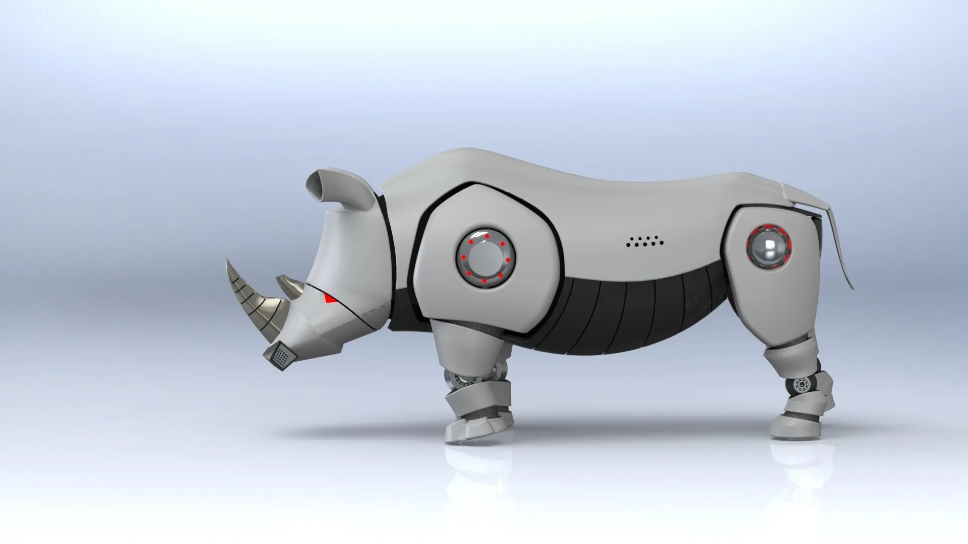 Robot de jole by gaspr. Носорог Рино робот. Final Fantasy 13 робот носорог. Роботы домашние животные. Боевой робот собака.
