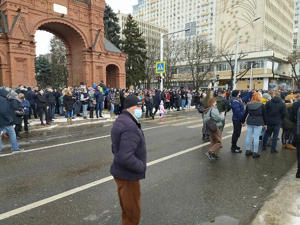 Новости краснодар края сегодня последние. Митинг в Краснодаре 23 января. Митинг в Краснодаре. Митинг в Краснодаре 23 09. Митинг Навального 2021 Краснодар.