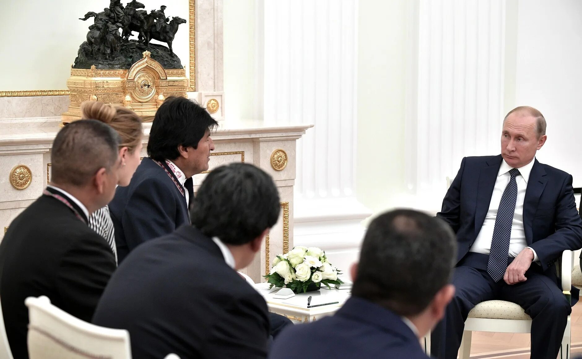 Переговоры 13. Встреча президента России и президента Боливии.