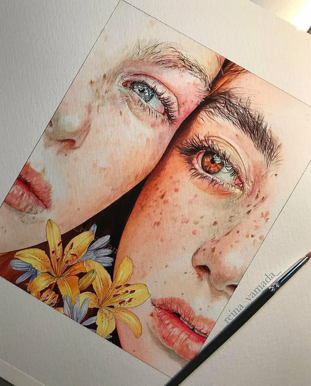 Эстетичные рисунки гуашью