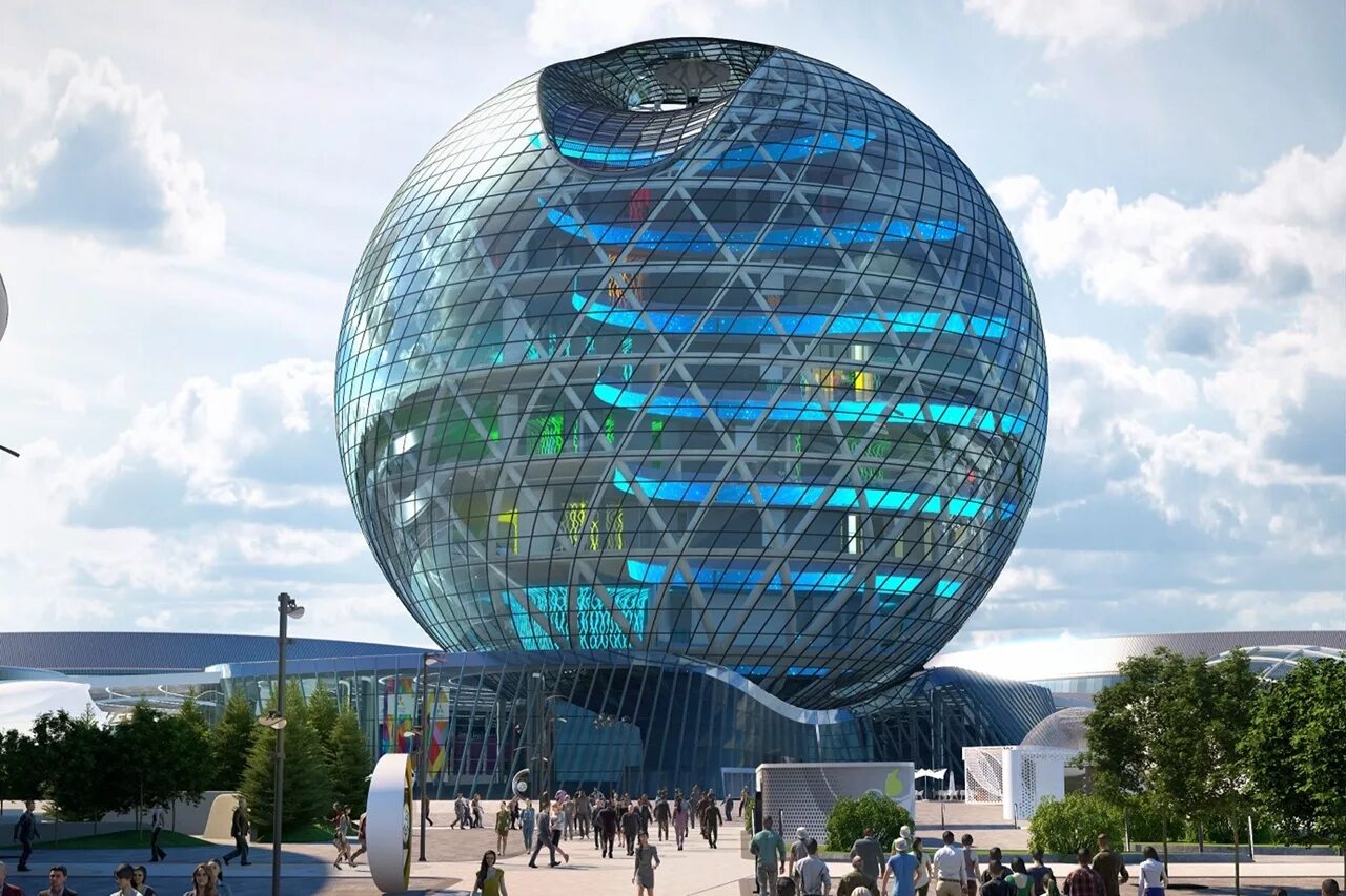 Астана будущего. Музей нур алем астана. expo-2017 нур алем. павильон нур алем. нурсултан астана экспо.