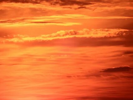 Orange sky