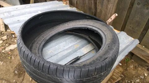 Яма из покрышек