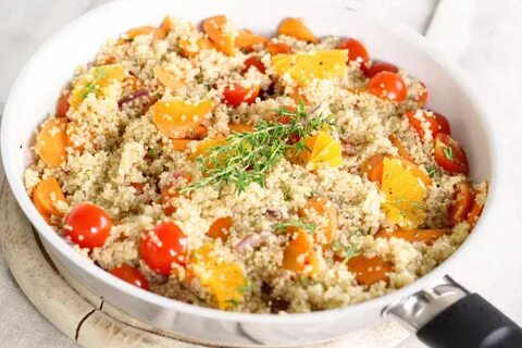 Каша с тушеными овощами