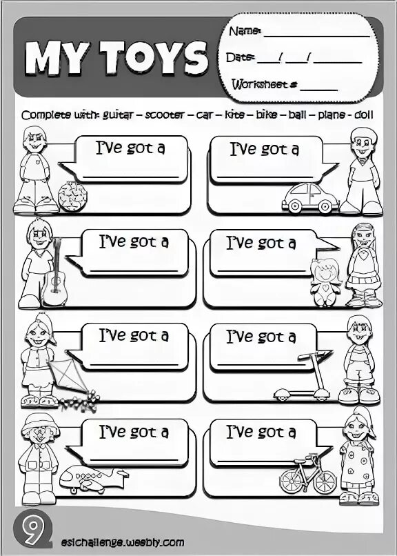 I ve got to e. Английский my Toys Worksheet. Игрушки на английском задания. Английский для дошкольников have got. Игрушки Worksheets for Kids.