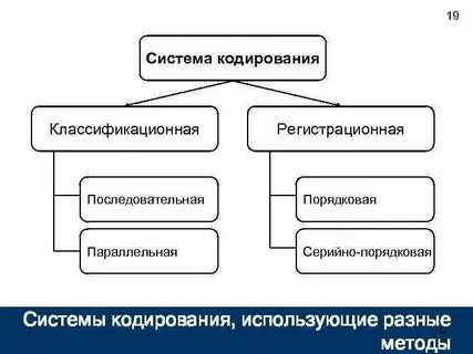 Классификация информации системы кодирования информации