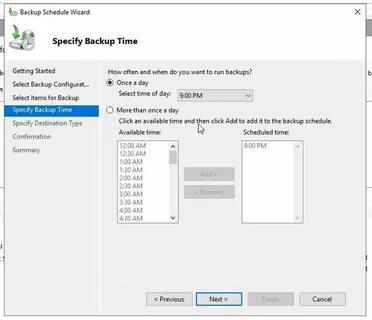 How to backup