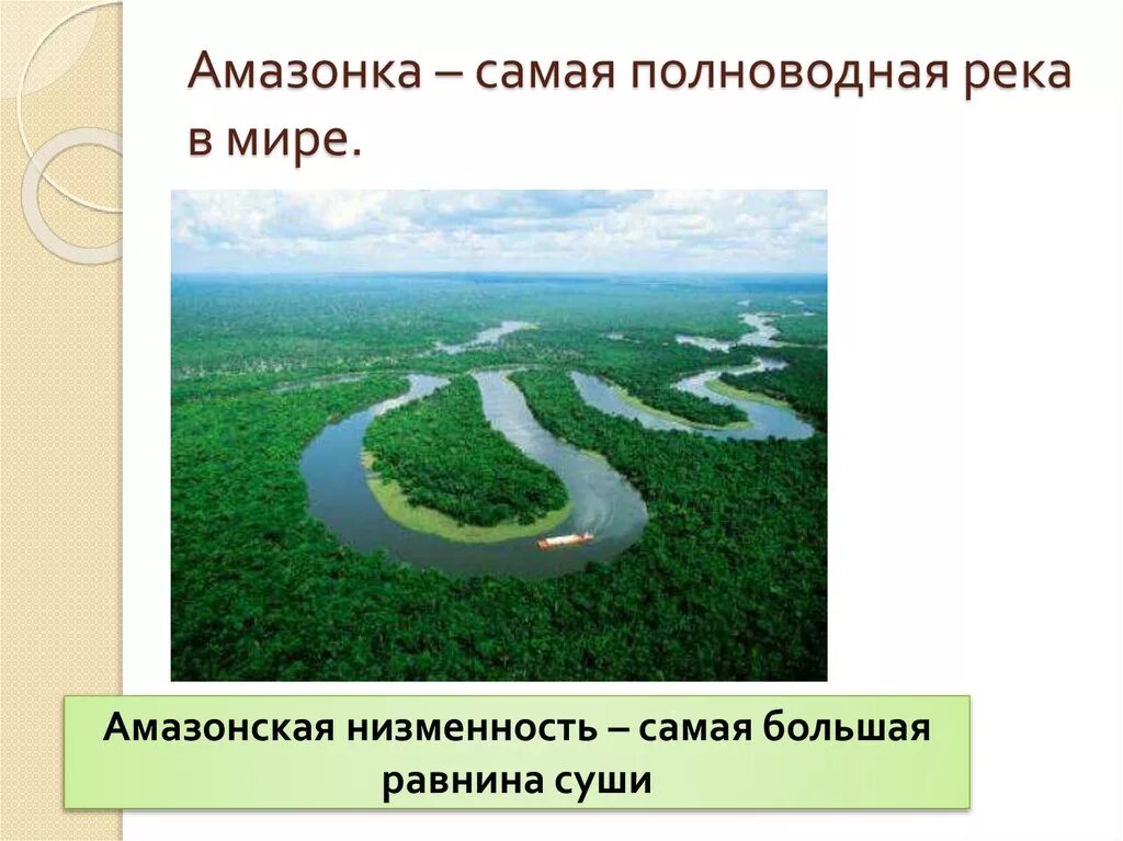 Амазонка полноводна круглый год. Амазонка самая полноводная река в мире. Самая большая равнина в мире. СВМА полноводная река в мире. Самая большая равнина - Амазонка.