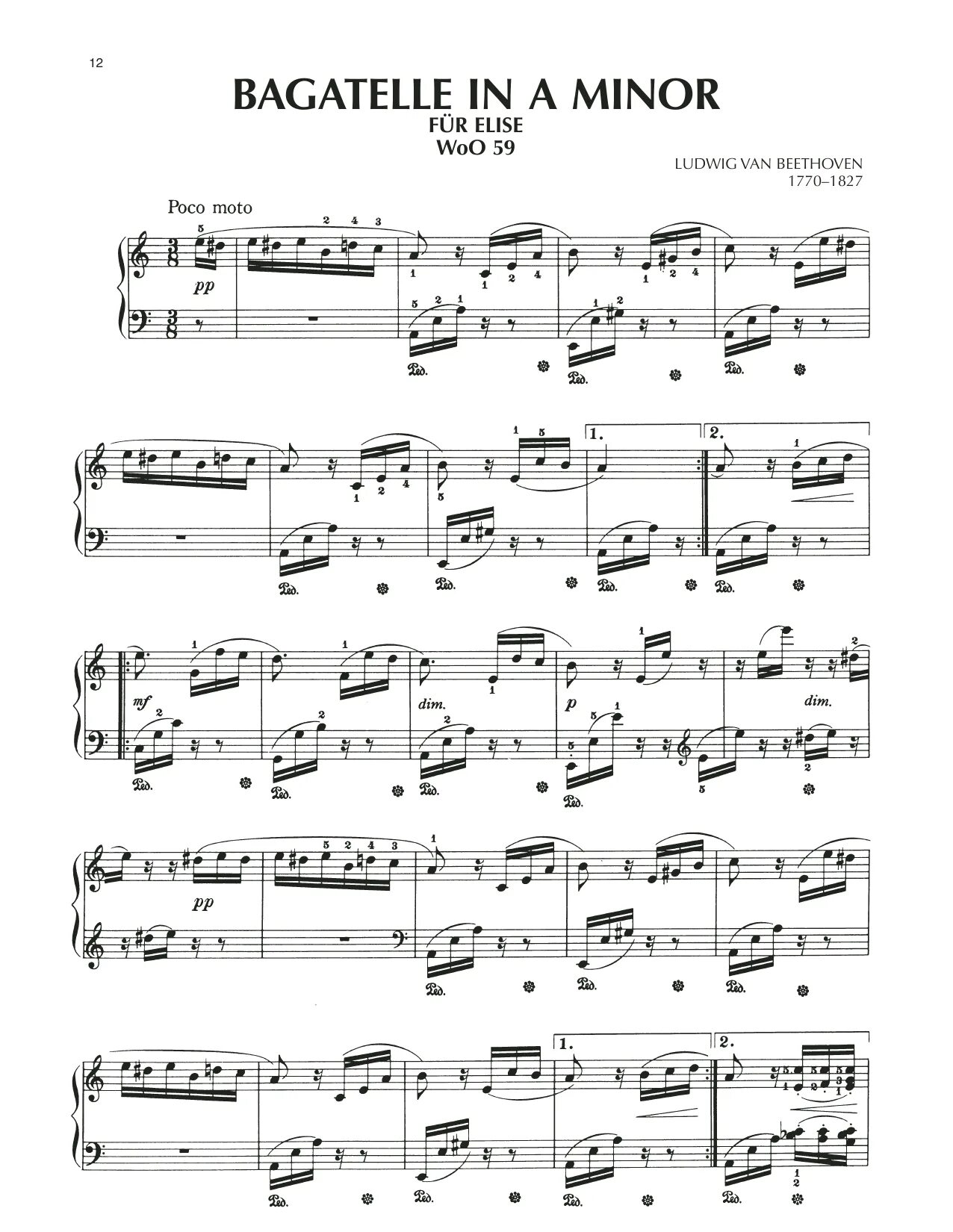 Bagatelle in a minor. Бетховен багатель соль минор. в. бетховен - к элизе - beethoven - fur elise. бетховен багатель к элизе ноты. 59bagatelle in a minor, woo 59, &quot;fur elise&quot; ноты.