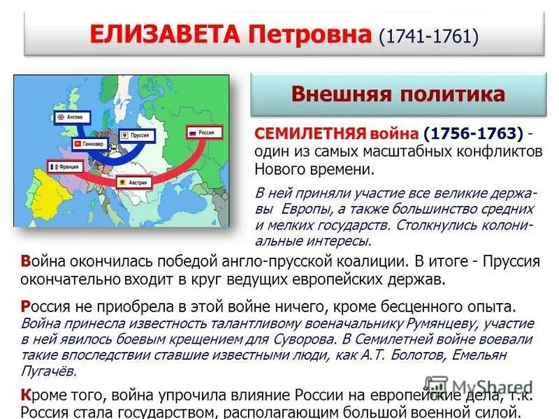 Государство противник россии в семилетней войне. Участие в семилетней войне. Участие в семилетней войне причины.