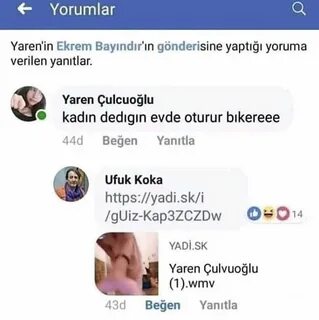 Yorumlar Yaren'in Ekrem Bayındır'ın gönderisine yaptığı yoruma ve...