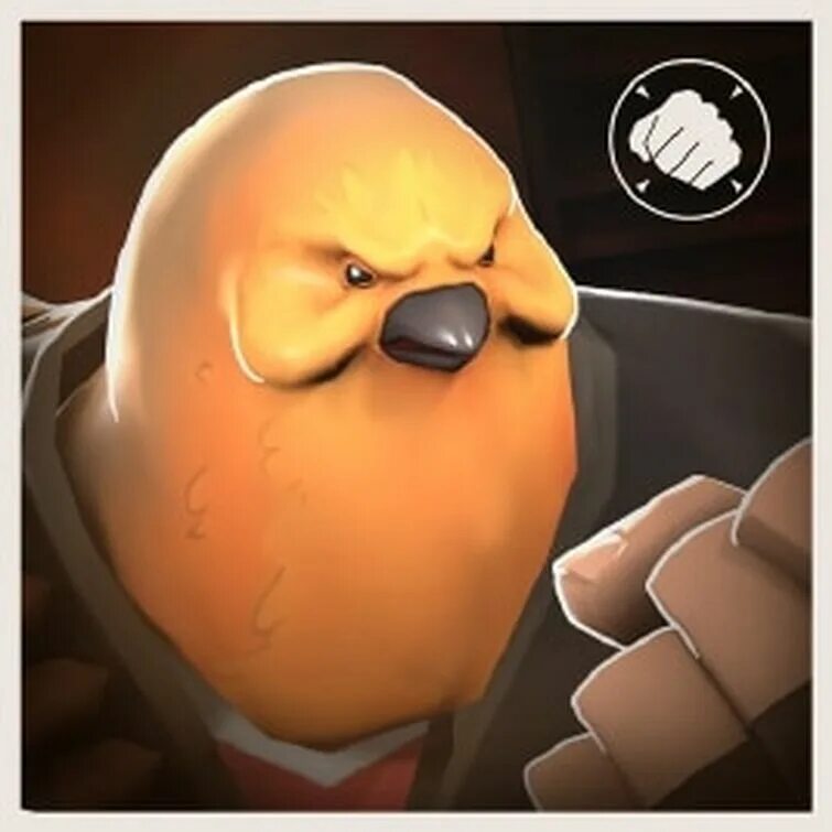 Heavy bird. Путис птичка tf2. Путис Team Fortress. Цыплёнок по киевски tf2. Team Fortress 2 хеви птичка.