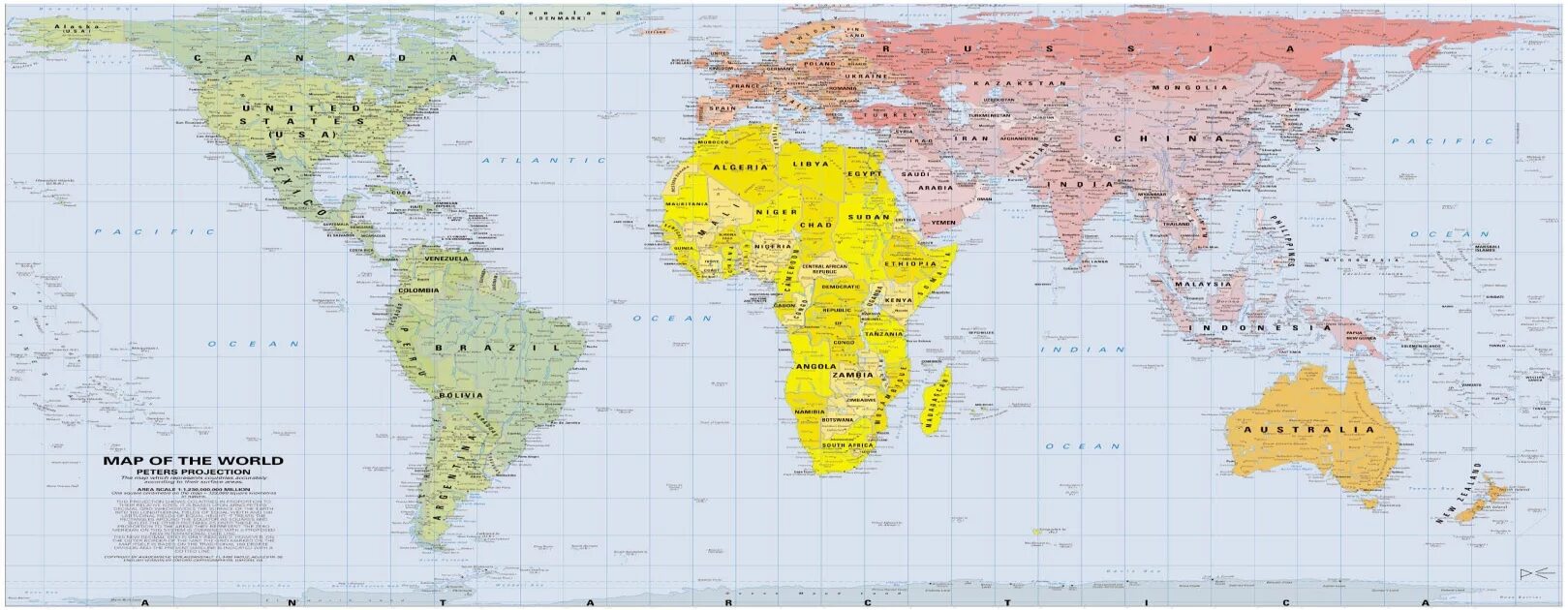 Open world map