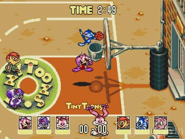 Tiny toon adventures acme all stars. Игра в сега Acme all Stars. Тини тун игра баскетбол сега. Acme all Stars персонажи.