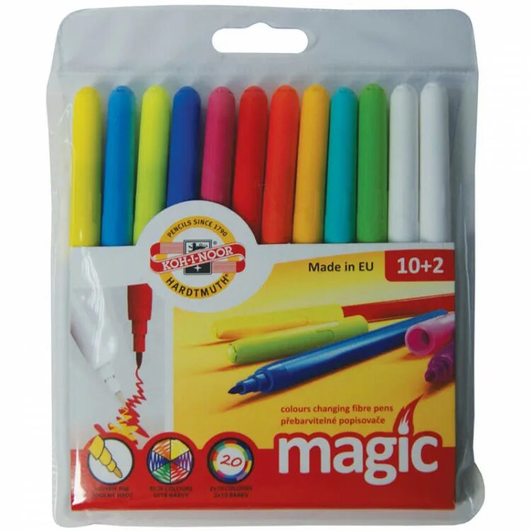 Фломастеры magic. Фломастеры koh-i-noor &quot;magic&quot;. фломастеры koh-i-noor 7716. фломастеры кисточки.
