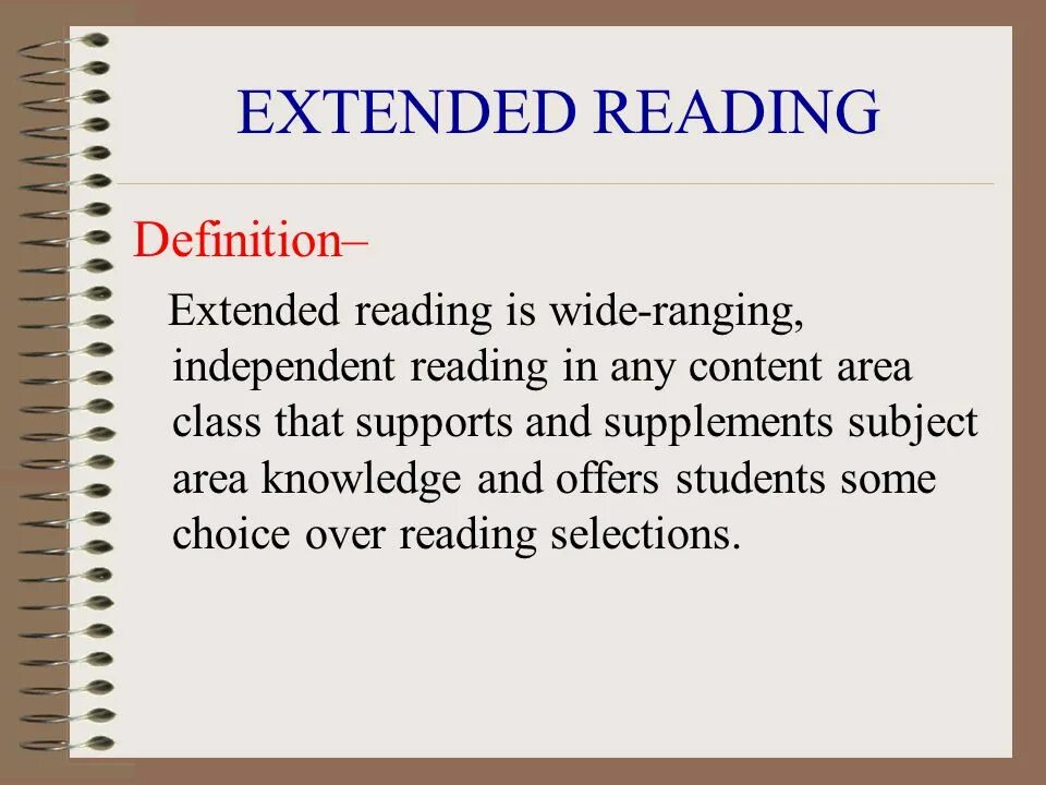 Extension definition. Extended Definition. Definition of reading. Extended перевод. Extended reading.