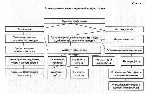 Схема профилактике