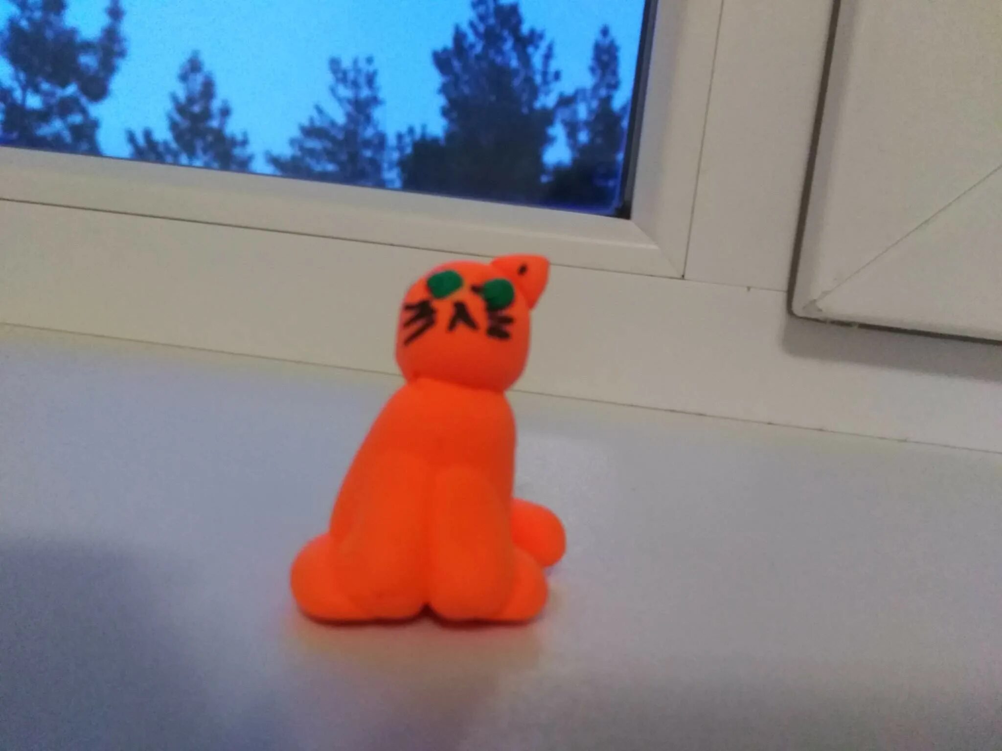 лепка котенок. кот из пластилина. лепка котенок. фигурки кошек из полимерной глины.