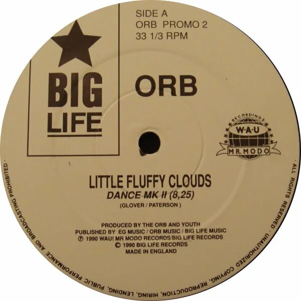 Песня 1 life. The Orb - little fluffy clouds. The Orb обложки винила. The Orb_little fluffy clouds (865 139-2). The Orb History of the Future.