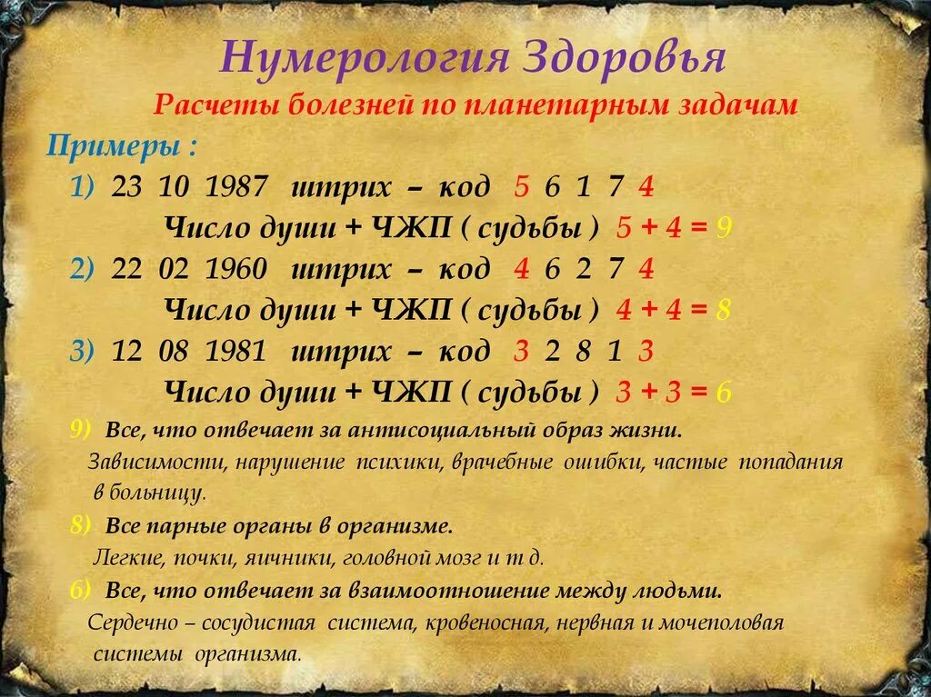 Как рассчитать число судьбы. Нумерология здоровья. нумерология число судьбы. значимые числа в нумерологии. нумерология значение цифр.