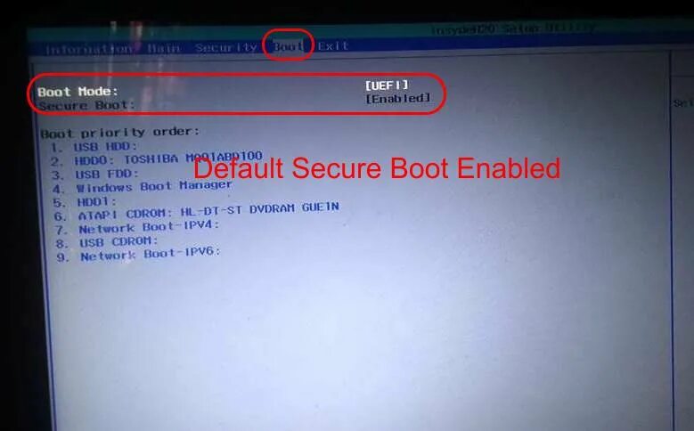 Включить secure boot windows. Secure Boot. Windows secure Boot. Безопасная загрузка в биосе. Security Boot fail Acer.
