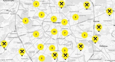 Райффайзенбанк москва адреса отделений на карте