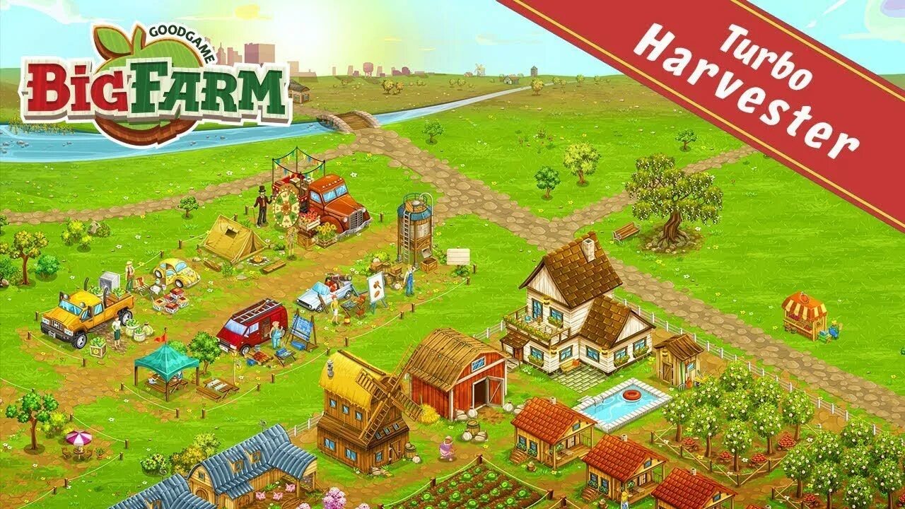 Игра биг фарм играть без регистрации. Большая ферма. Goodgame big Farm. Большая ферма big Farm.