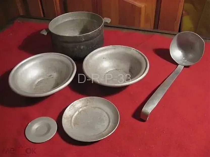 Посудка для кукол ссср алюминиевая фото Детская посуда, кукольная, СССР, новая в коробке (6495210976)  -. Бигл