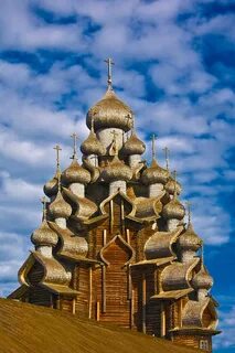 Купола преображенской церкви кижи