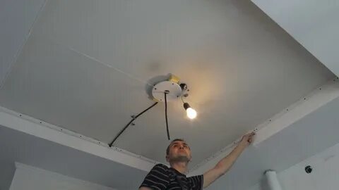 Устройство потолков из пвх
