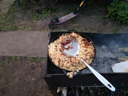 Рецепт плова на мангале