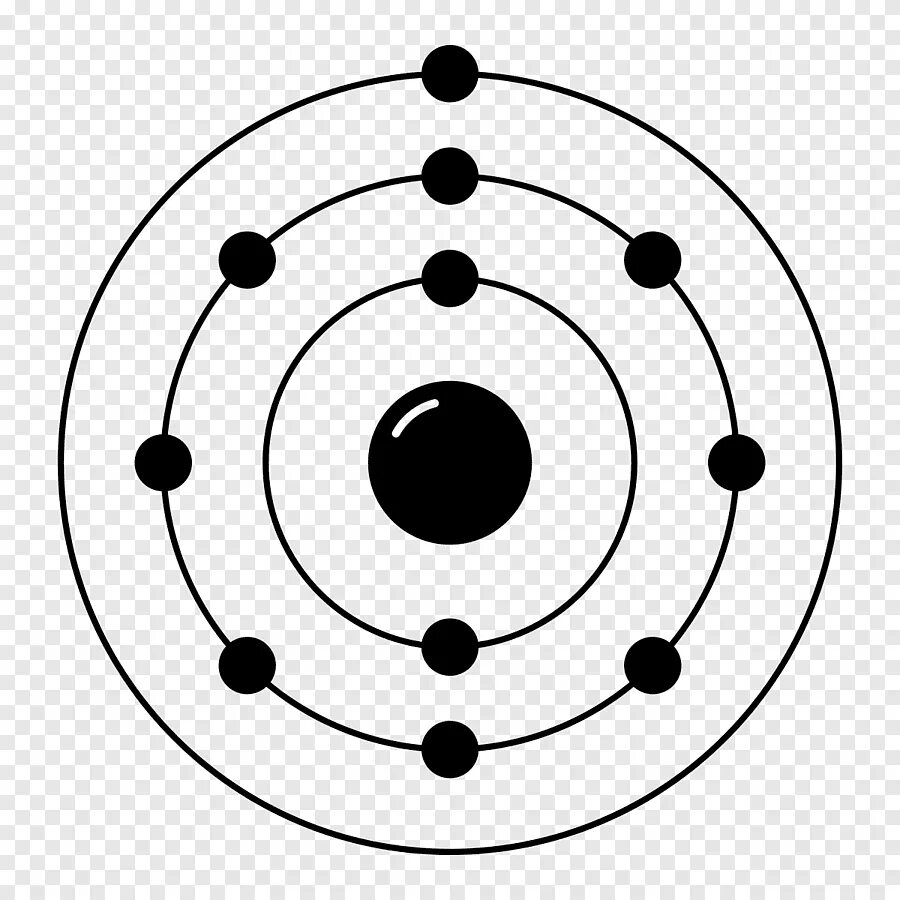Модель атома. Схематическая модель атома. Схематичное изображение атома. Макет атома.
