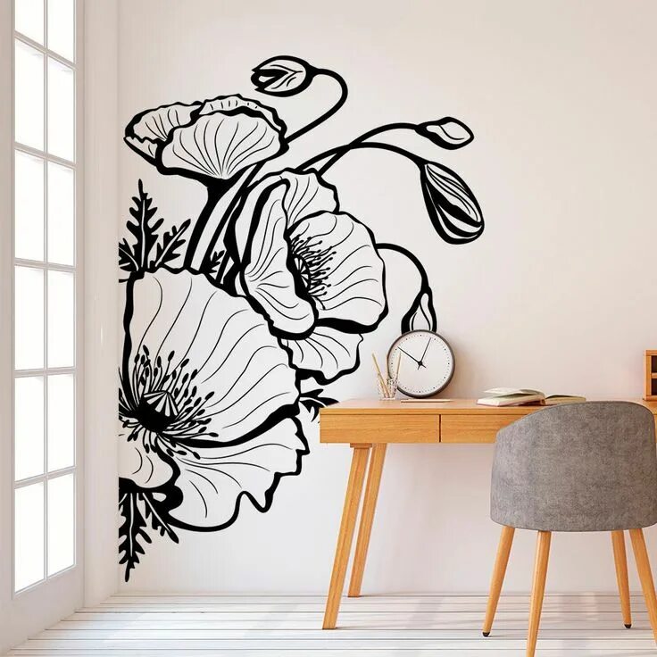 Black and white graffiti art wall Interior design wall art, Mural wall art, Wall