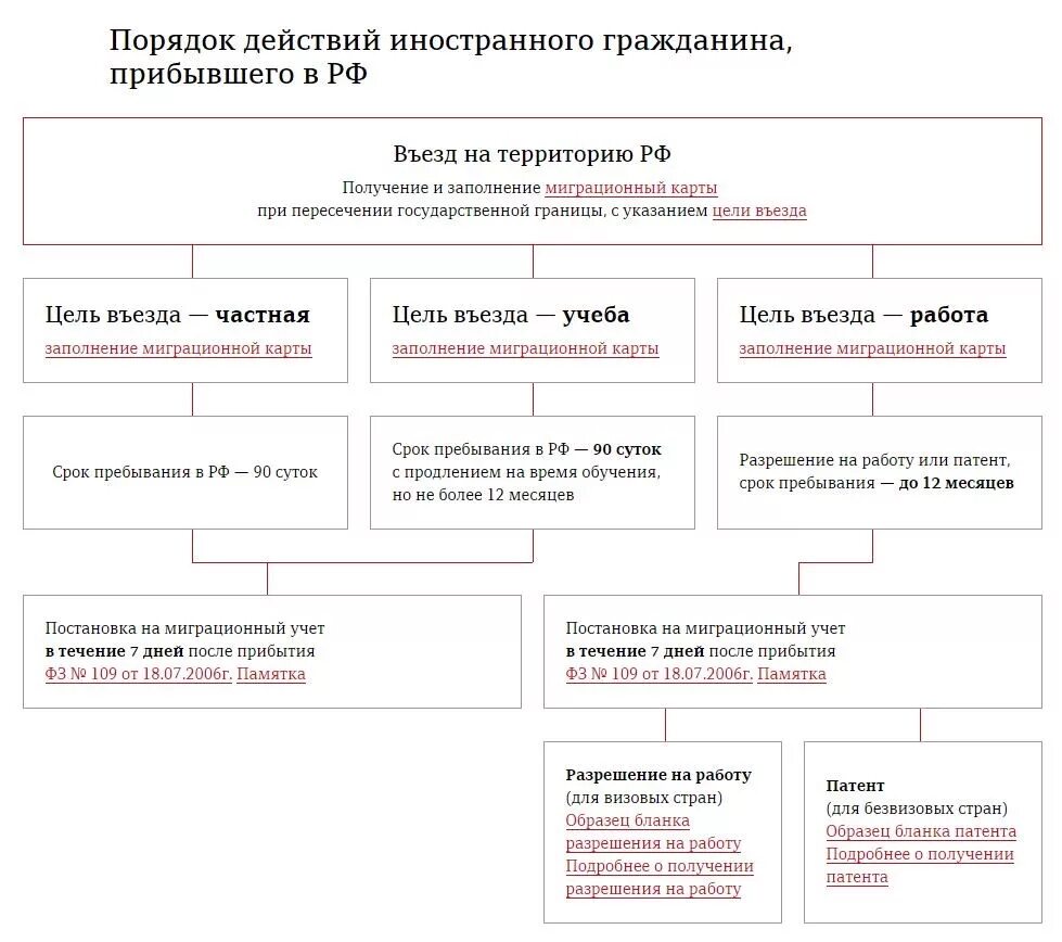 Порядок регистрации иностранных. Схема миграционного учета иностранного гражданина. порядок действий иностранного гражданина прибывшего в рф. сроки пребывания иностранных граждан на территории рф. постановка на миграционный учет иностранных граждан.