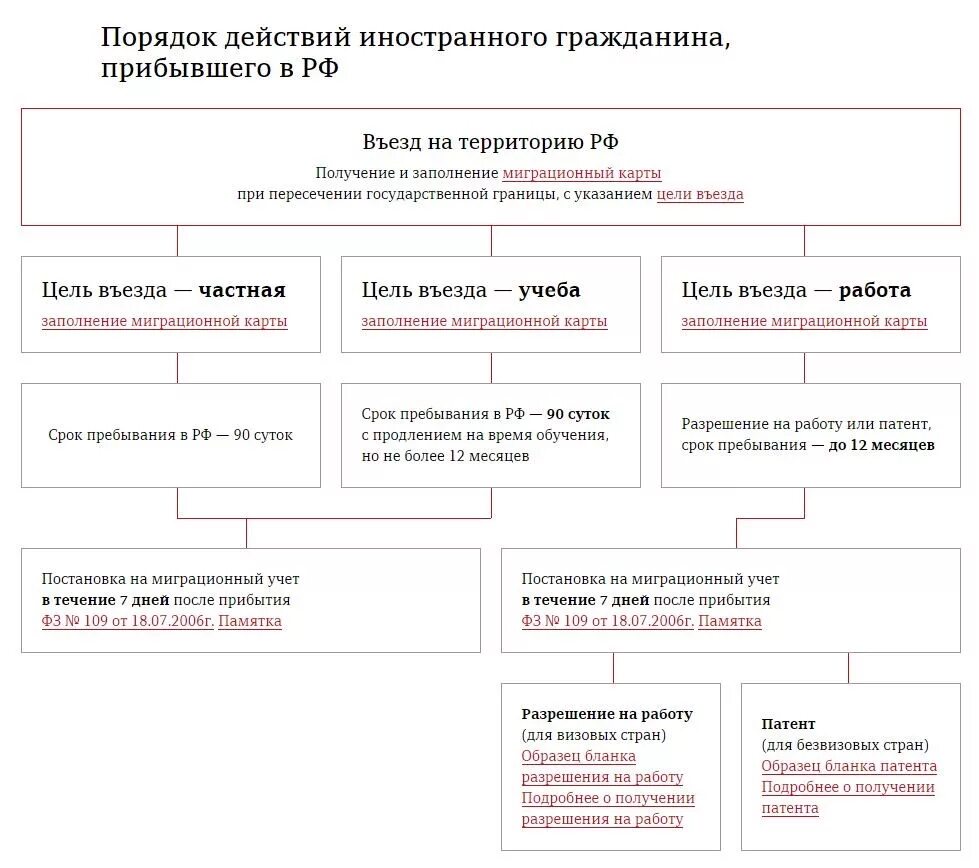 Порядок действий иностранного гражданина прибывшего в РФ. Пребывание иностранного гражданина в РФ схема. Миграционная учет граждан России. Миграционный учет схема. Постановка на учет таджикистан