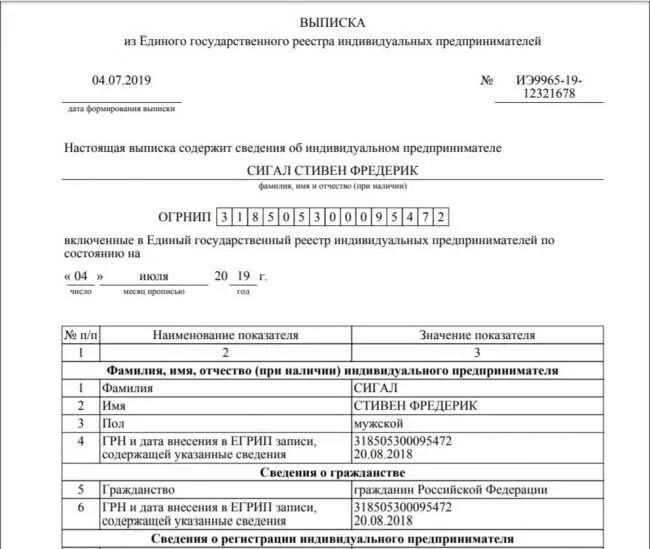 Как получить выписку егрн юр лицу