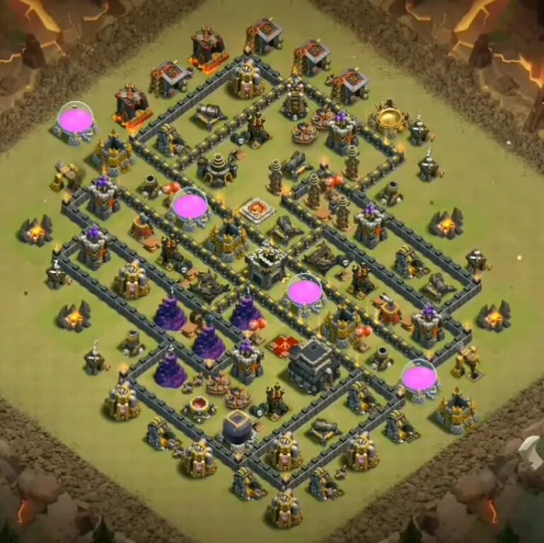 Th9 Base. Clash of Clans th9 Base. Clash bases