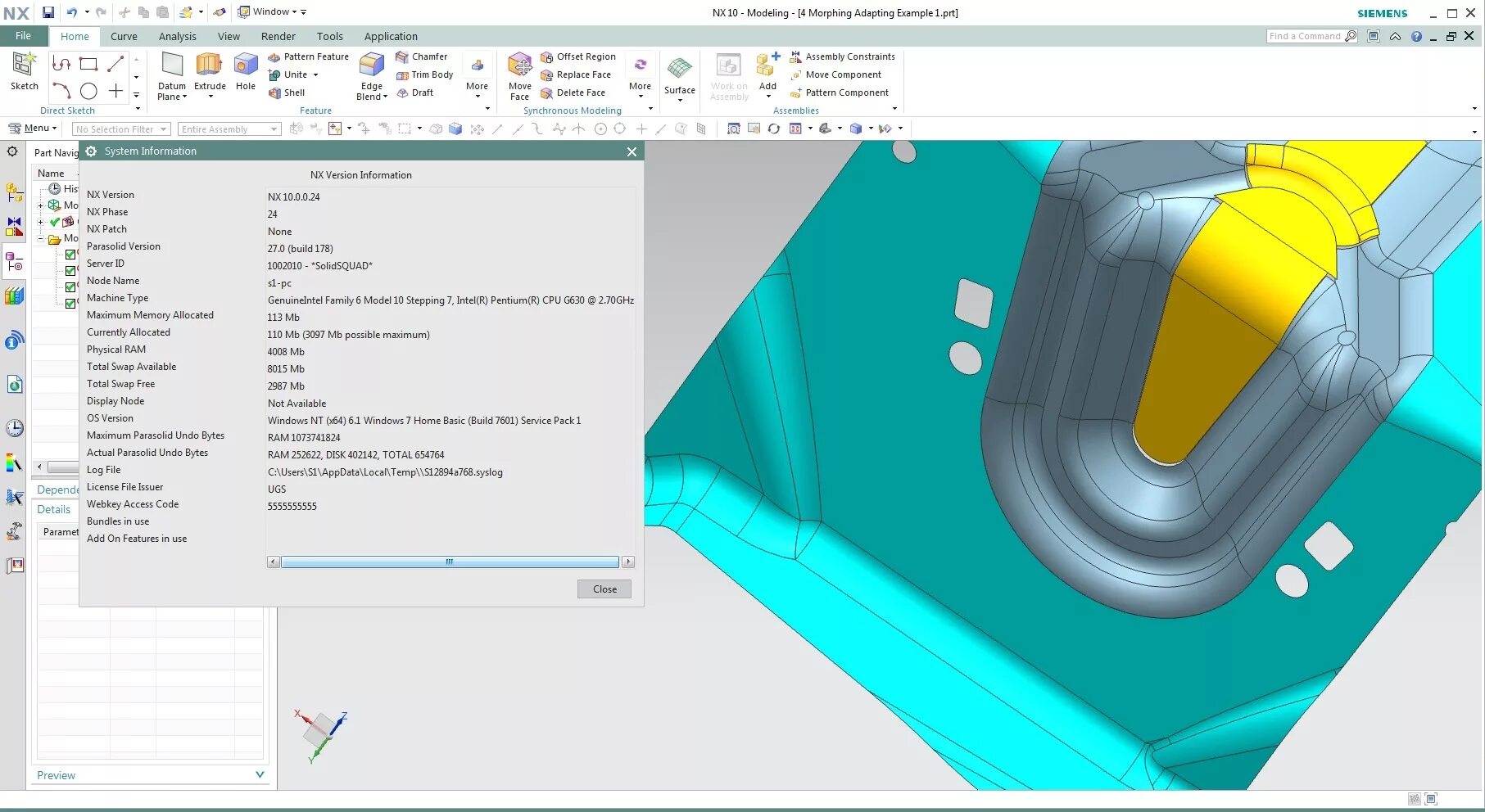 Nx graphics windows