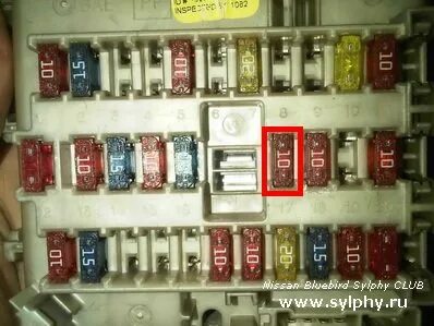 Предохранитель габаритов ниссан х трейл