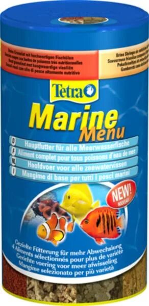 Tetra Marine granules. Корм для морских рыб. Морской корм для аквариумных рыб. Тетра хлопья для морских.