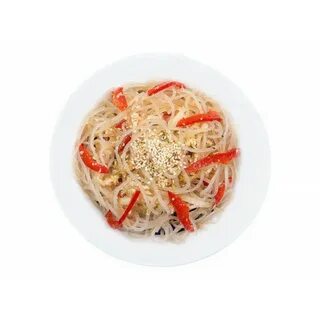 Лапша рисовая фунчоза с овощами
