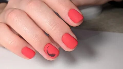 Коралловый матовый