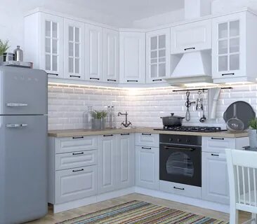 Белая кухня hoff