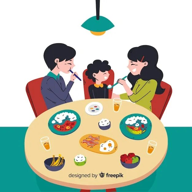 Around table