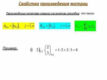 Столбцы произведение