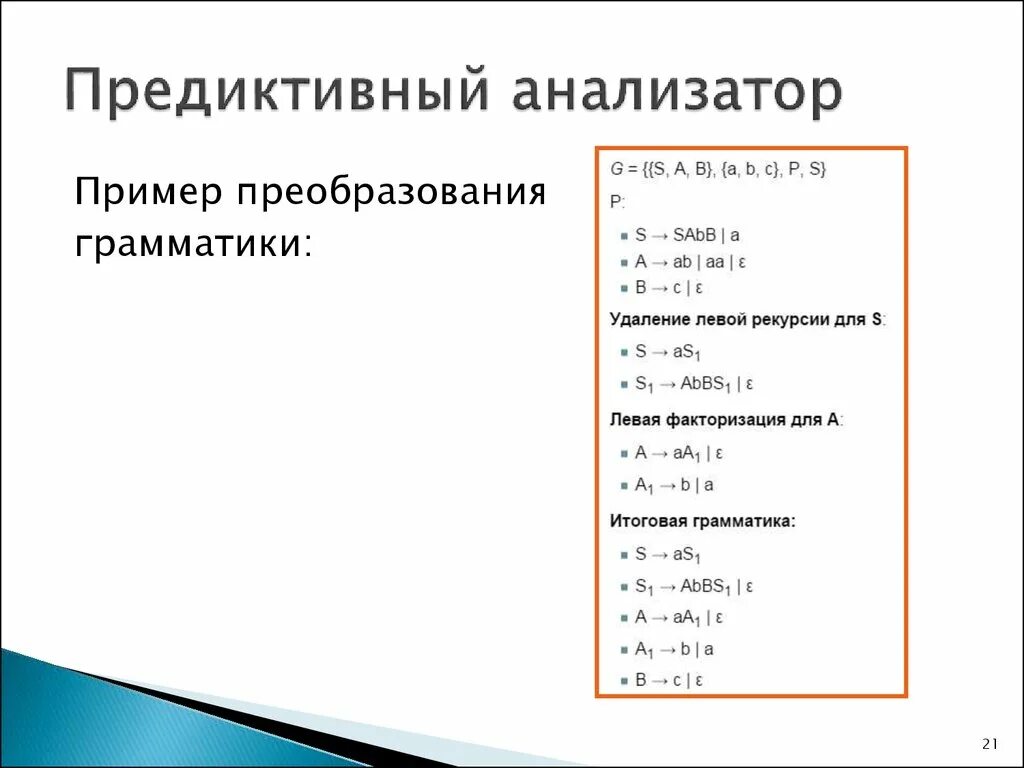Предиктивное программирование. Предиктивное программирование