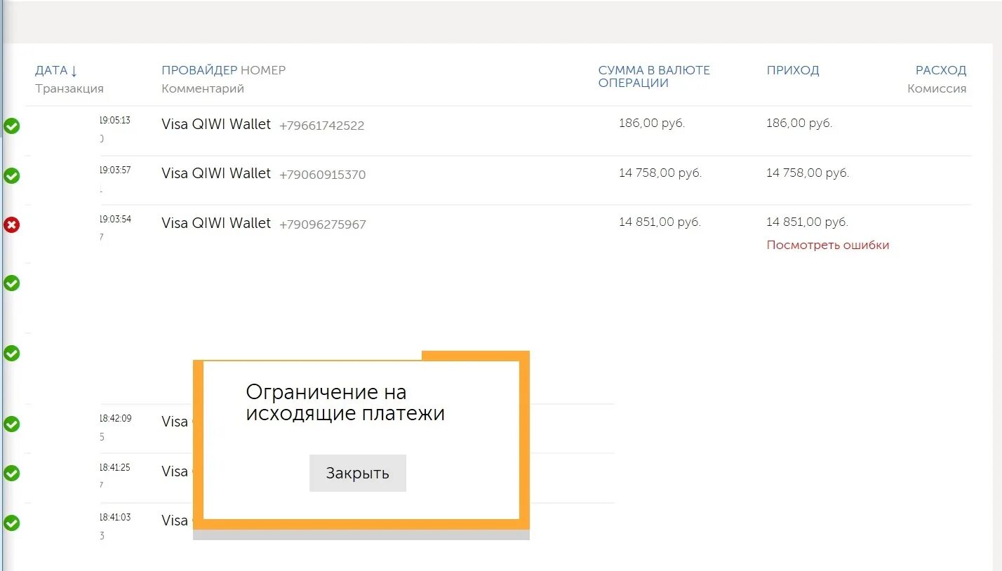 Киви ошибка платежа. Киви ограничение на исходящие платежи. Лимит на переводы киви. Лимит киви скрин. Киви превышен лимит.